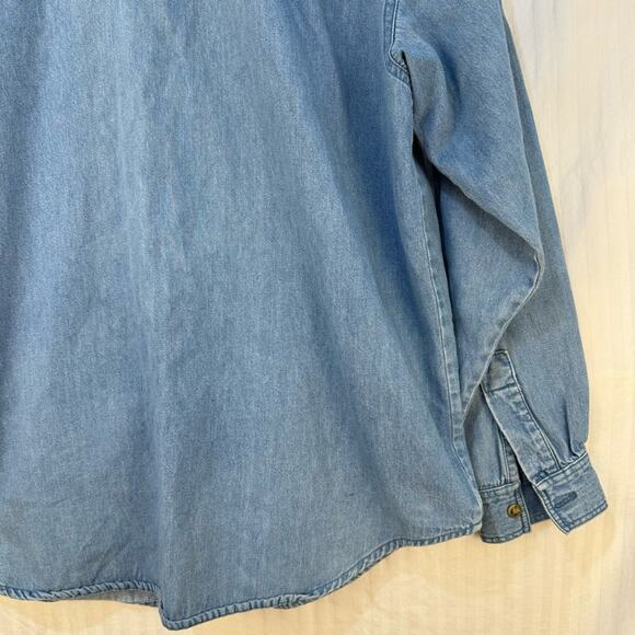 Marsh Landing Button-Down Patriotic Stars Shirt Women’s Size Medium Embroidered - Picture 7 of 9